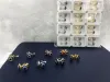 Titanium steel steel-colored eye oil drip earrings Application Scenario